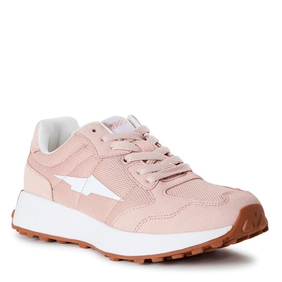 Avia Shoes - Avia Womens Retro Athletic Pink Sneakers Memory Foam Insole
